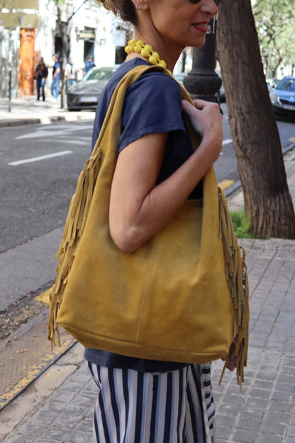 BOLSO FLECOS AMARILLO