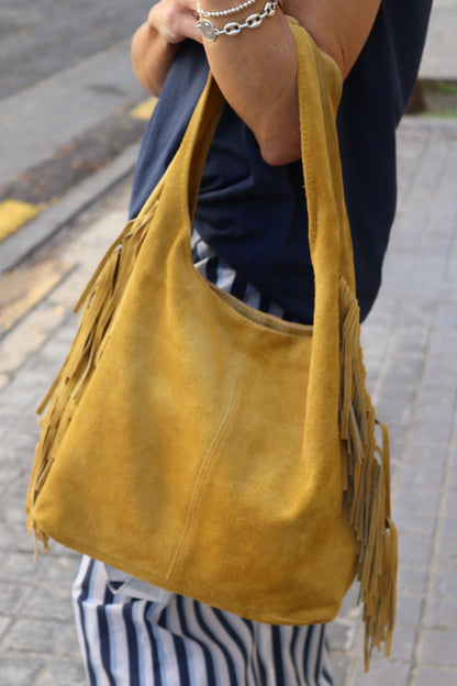 BOLSO FLECOS AMARILLO