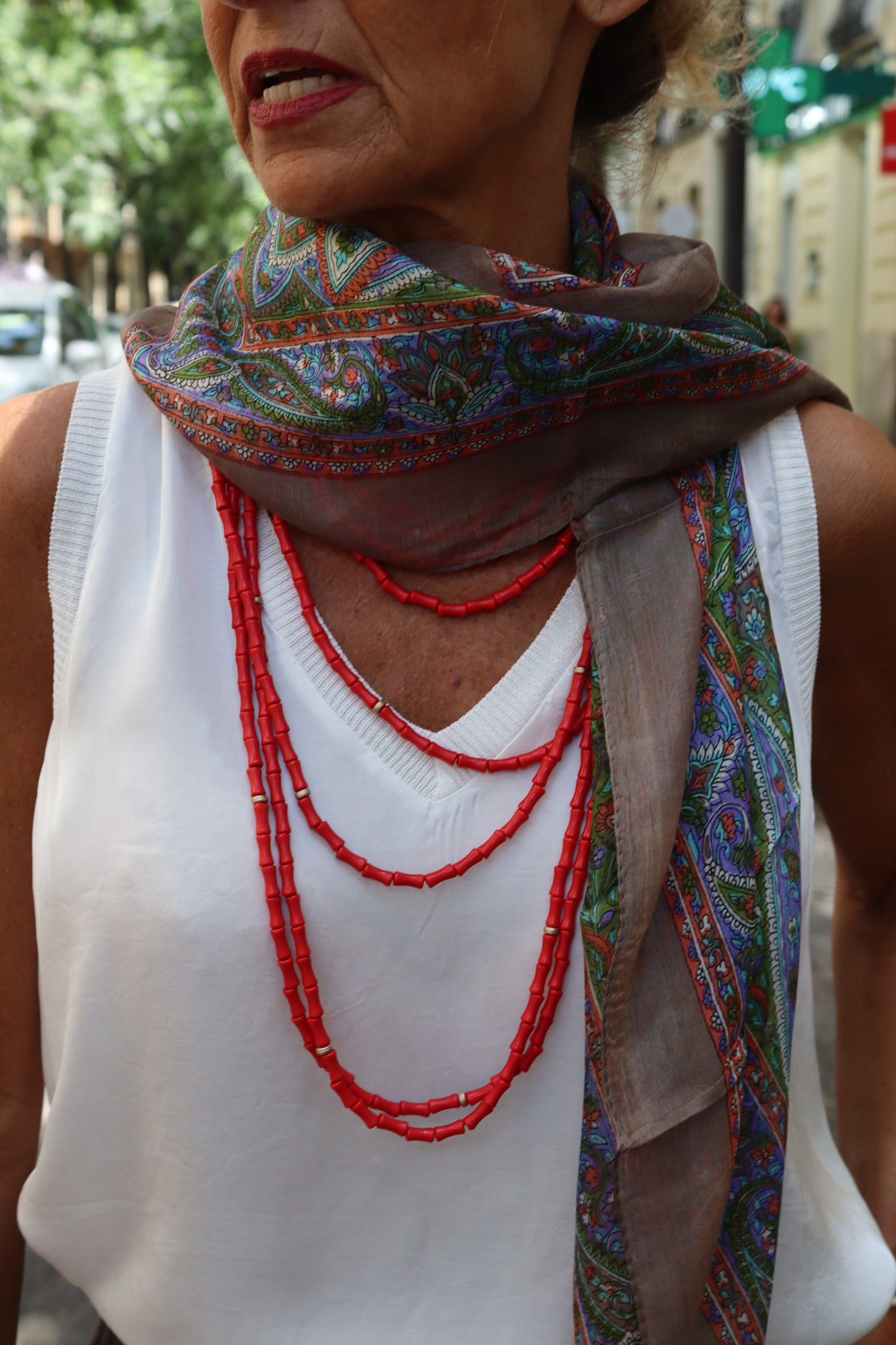 PAÑUELO SEDA ESTAMPADO UNICO
