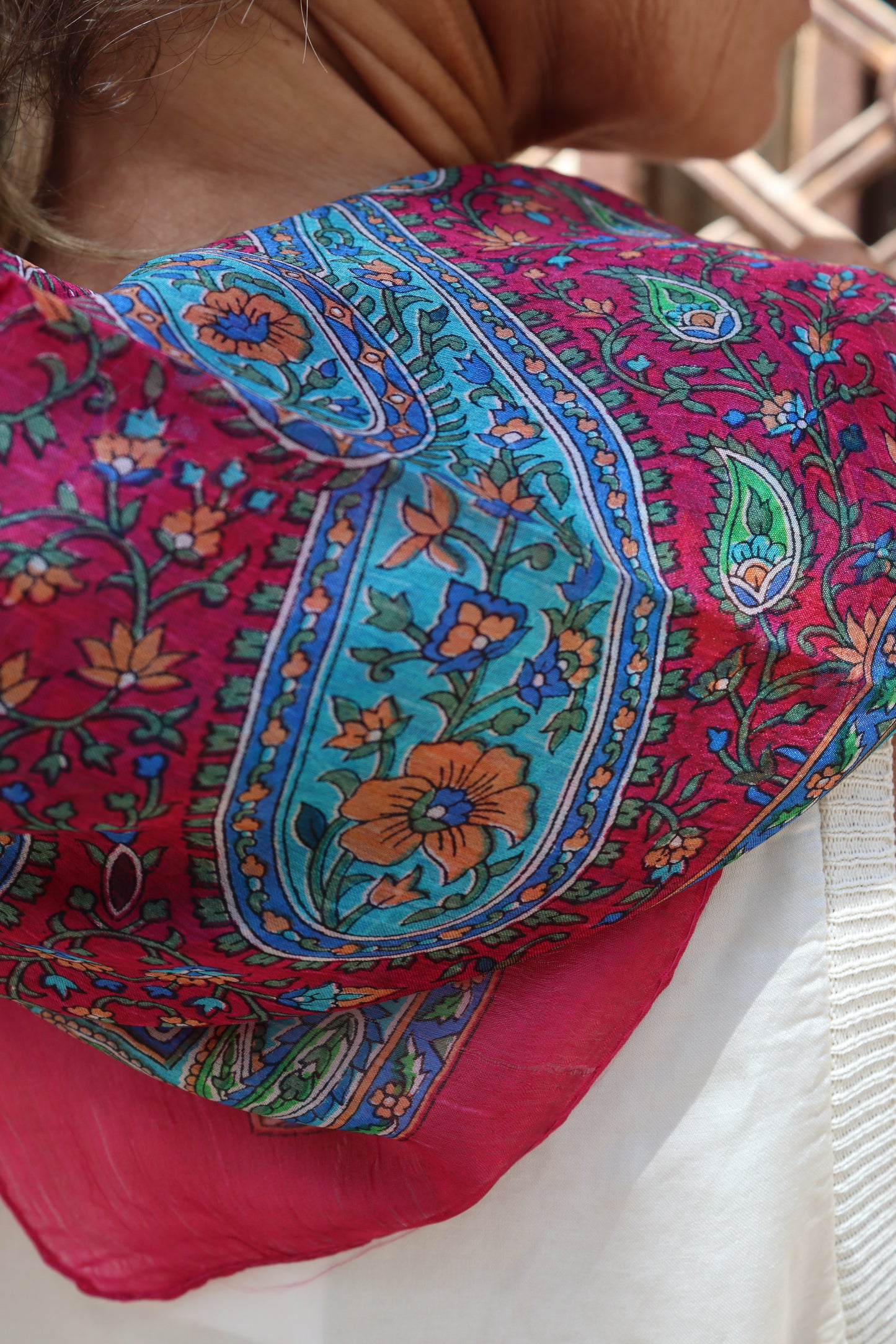 PAÑUELO SEDA ESTAMPADO UNICO