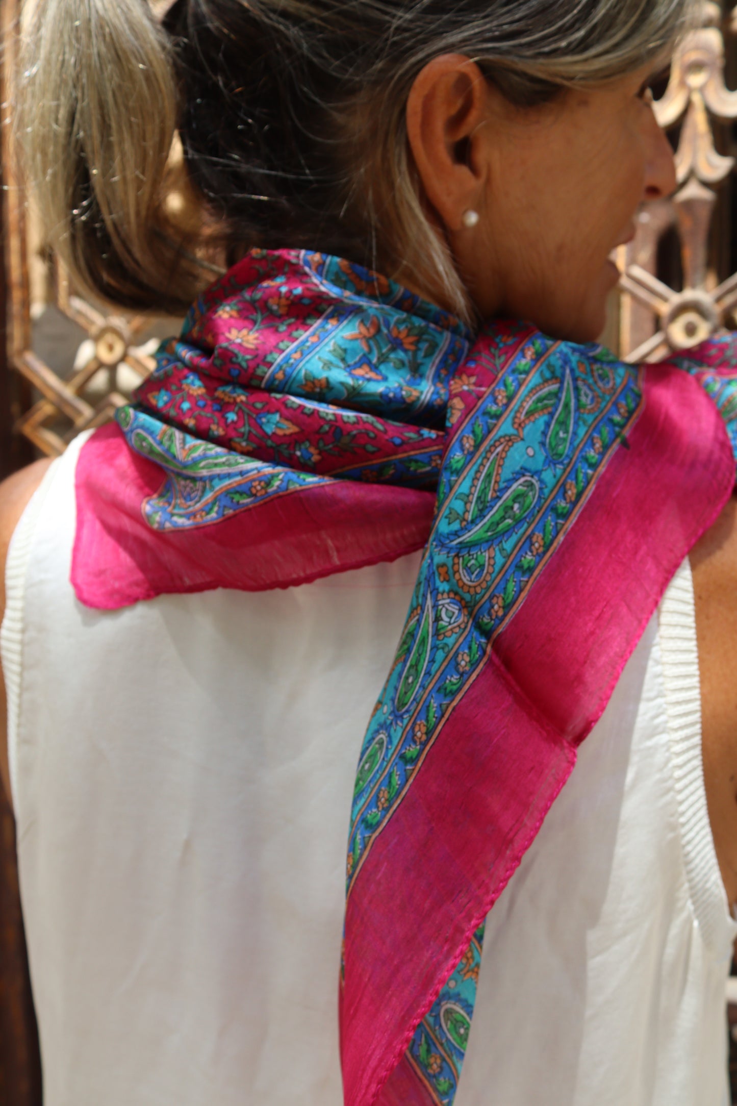 PAÑUELO SEDA ESTAMPADO UNICO