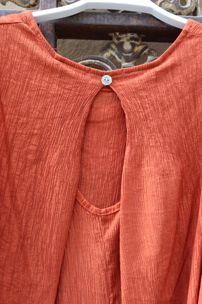 VESTIDO FEDRA TEJA