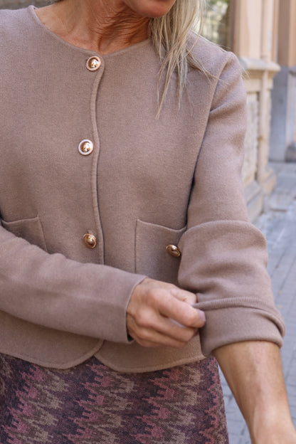 CHAQUETA CHLOE TAUPE