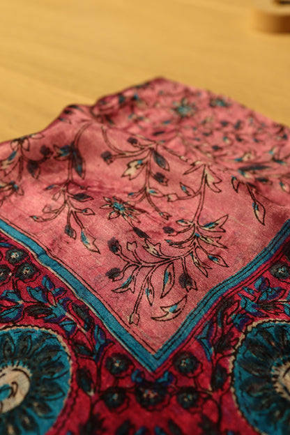 PAÑUELO SEDA ROSAS