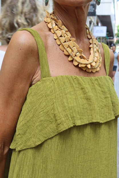 VESTIDO LUNA PISTACHO