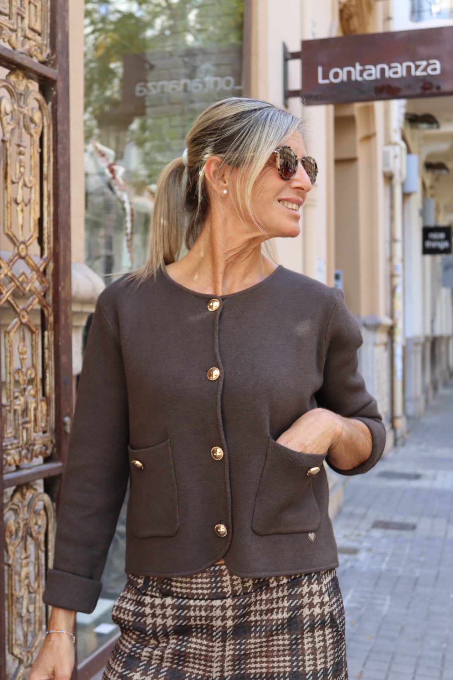 CHAQUETA CHLOE CHOCOLATE