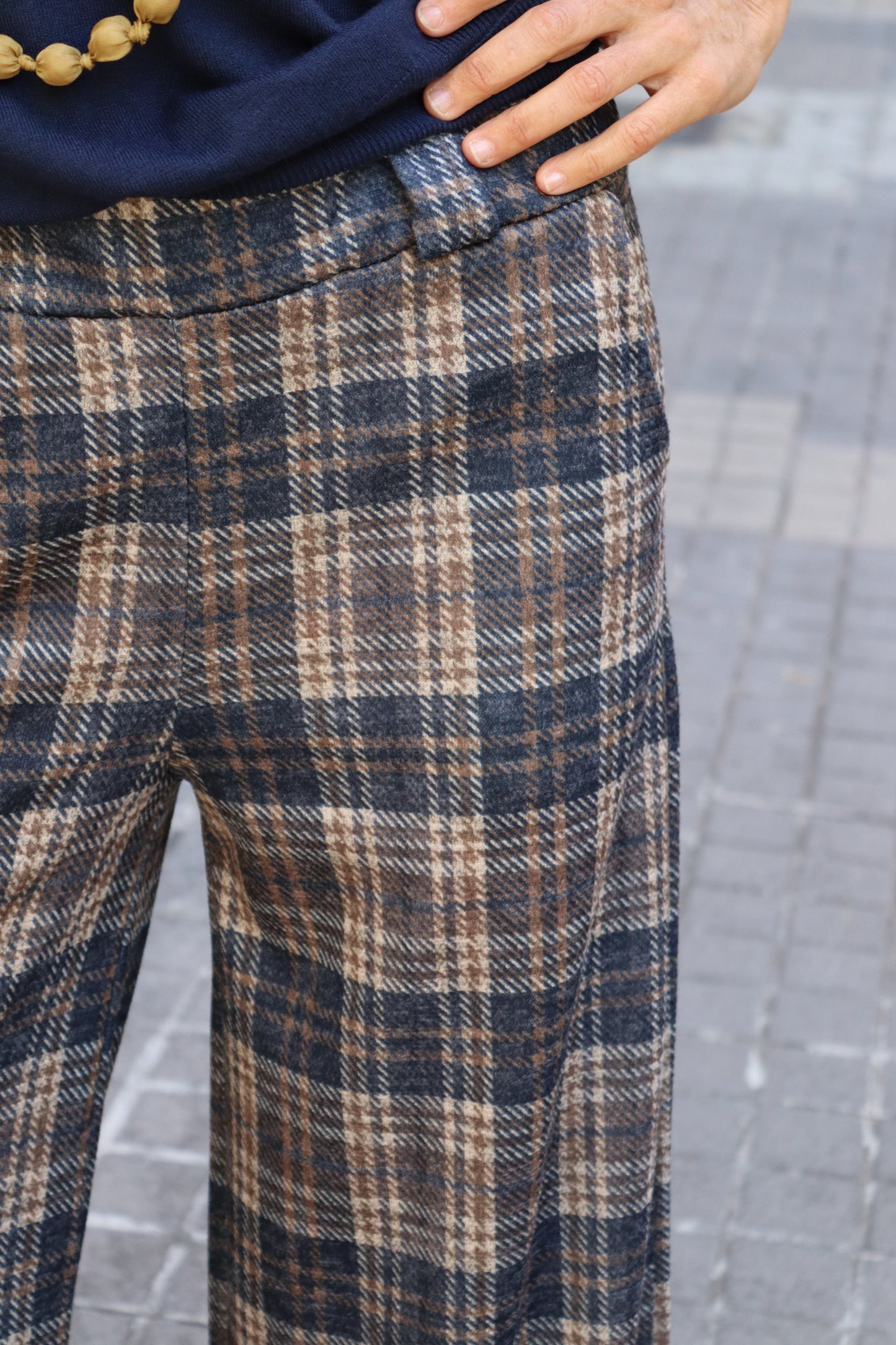 PANTALÓN ESCOCES MARINO