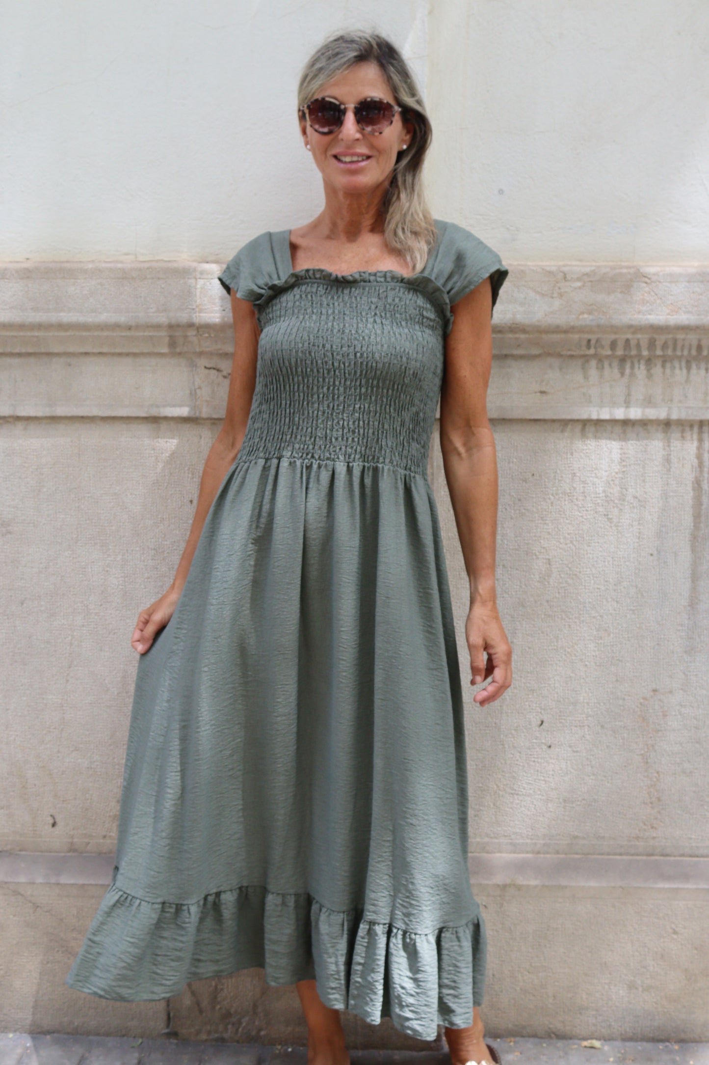 VESTIDO CLARA VERDE