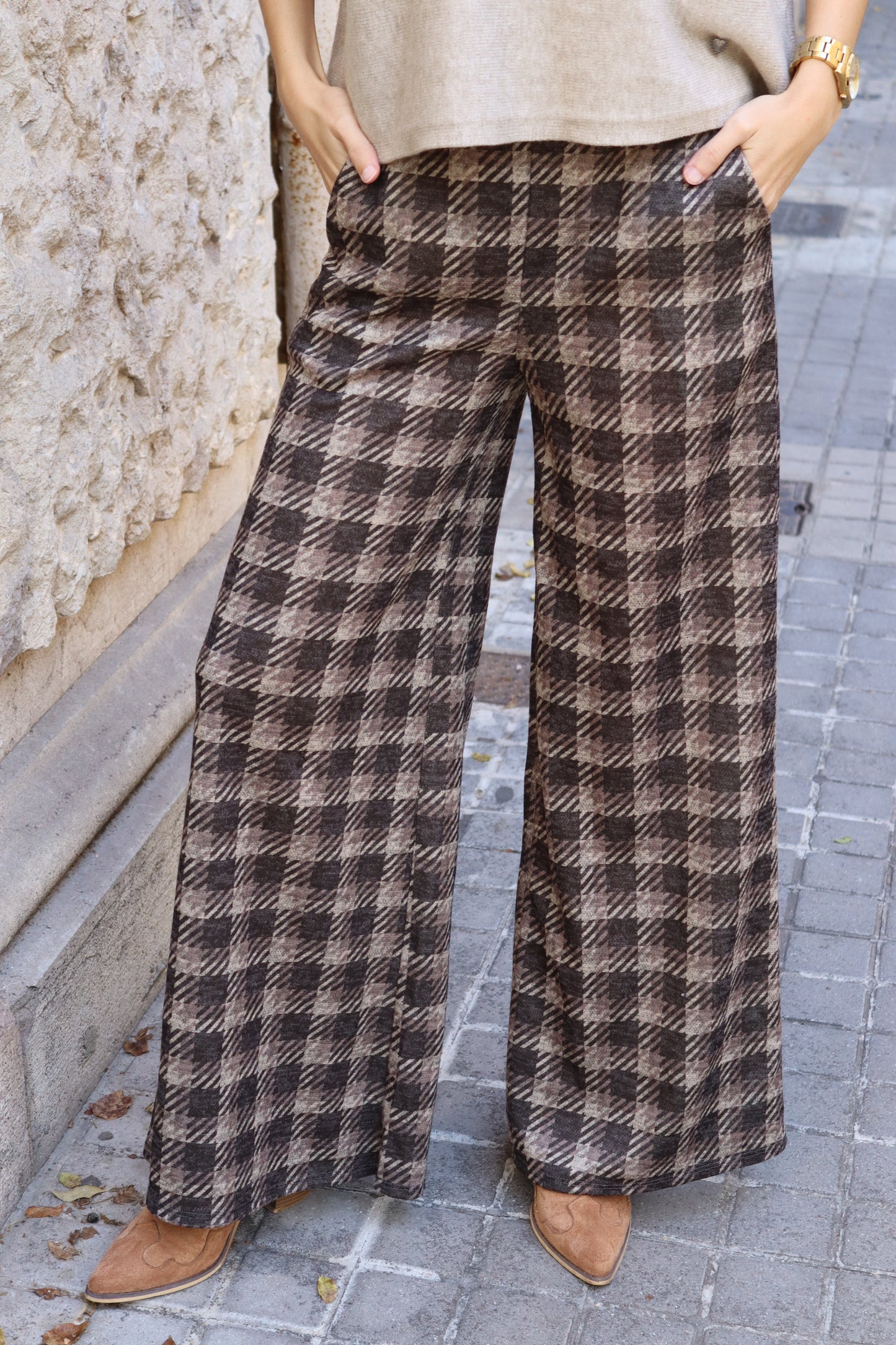 PANTALÓN GEORGIA CHOCOLATE