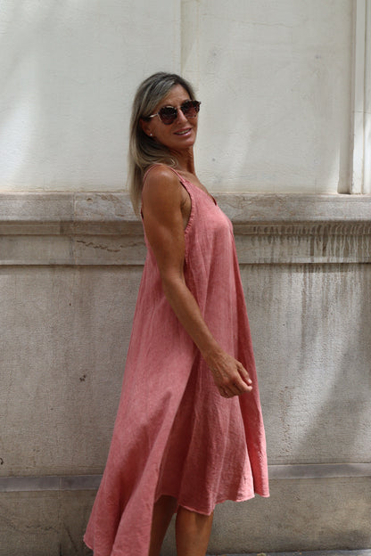 VESTIDO MONI ROSA SALMON