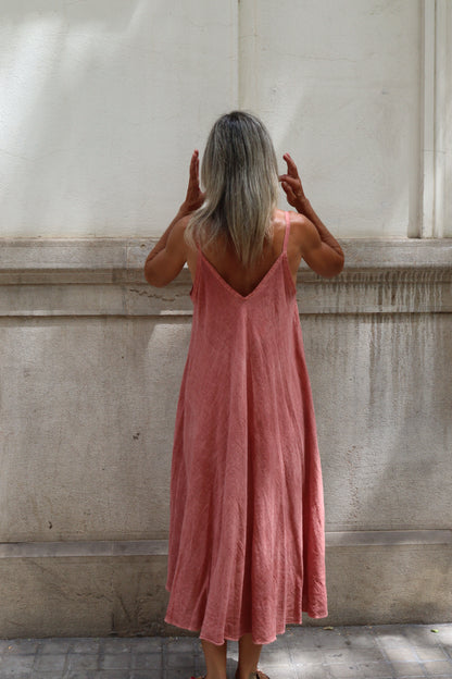 VESTIDO MONI ROSA SALMON