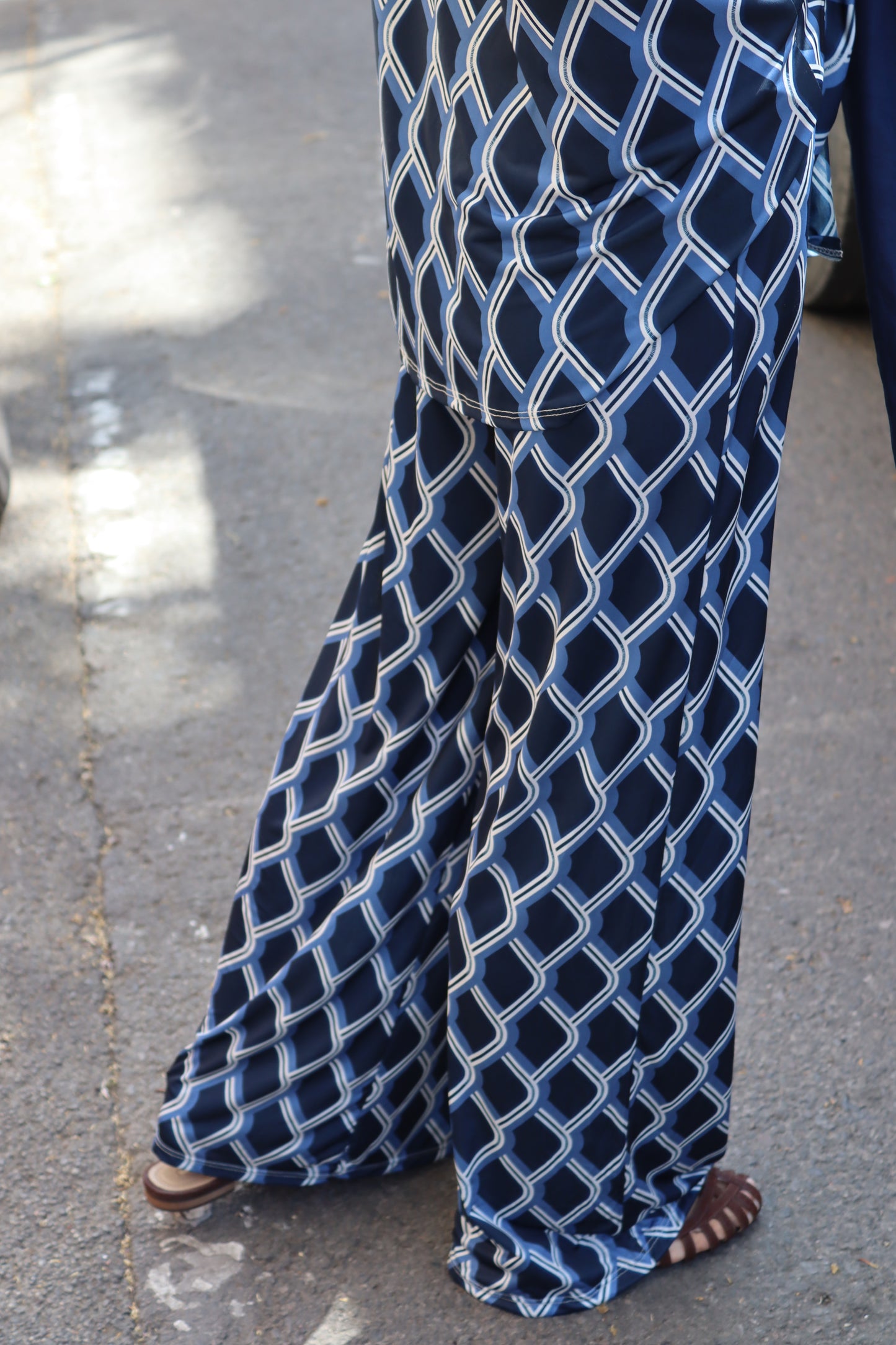 PANTALÓN RECTO CAPRI MARINO