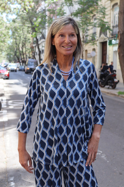 BLUSA CAPRI MARINO