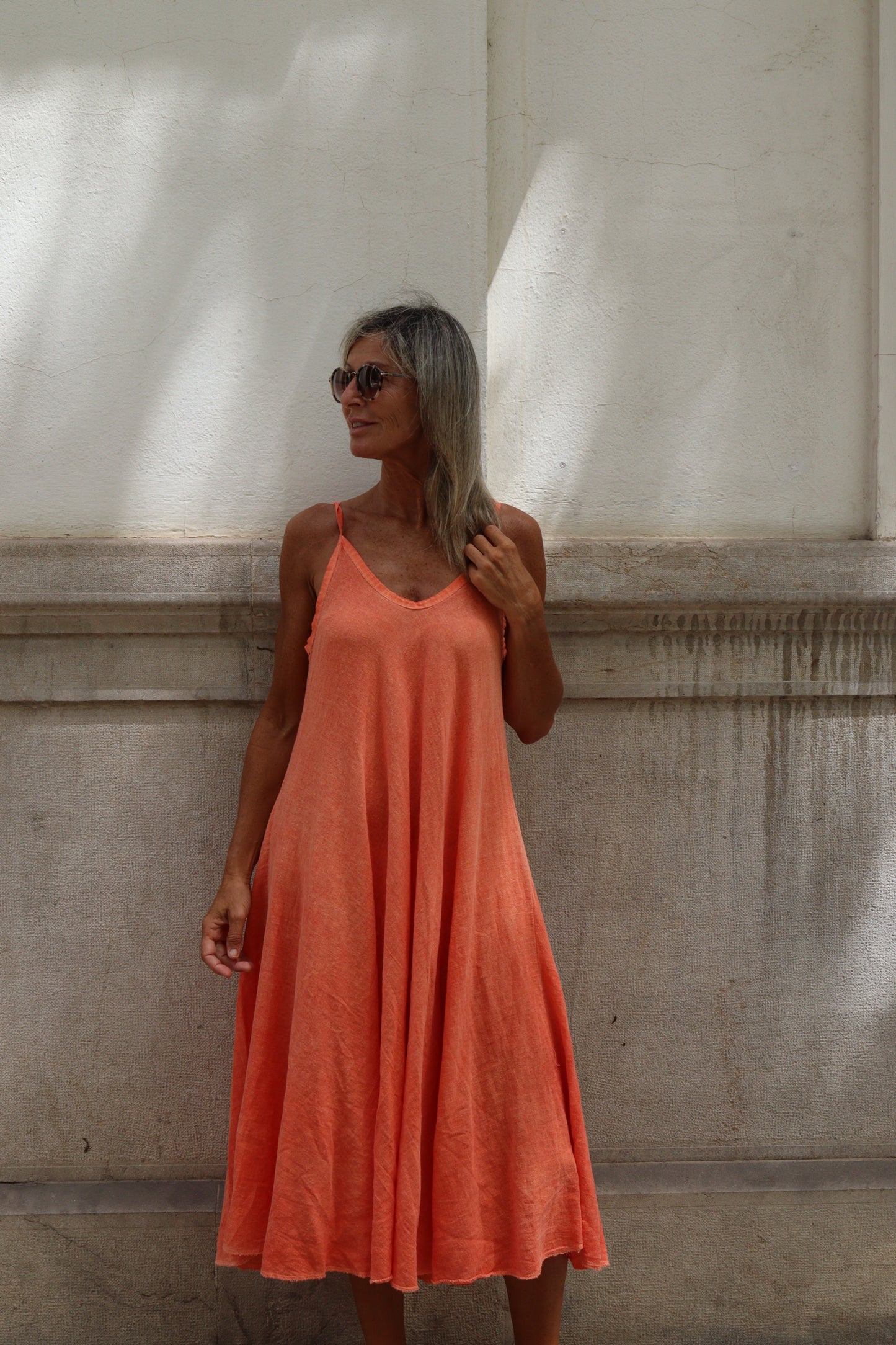 VESTIDO MONI NARANJA