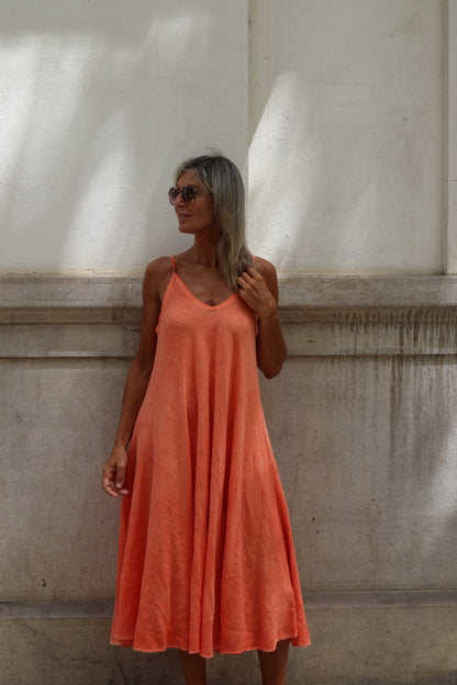 VESTIDO MONI NARANJA