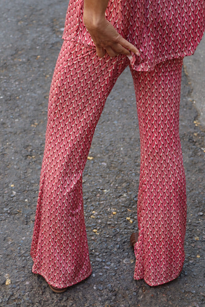 PANTALON CAMPANA MENORCA FRESA