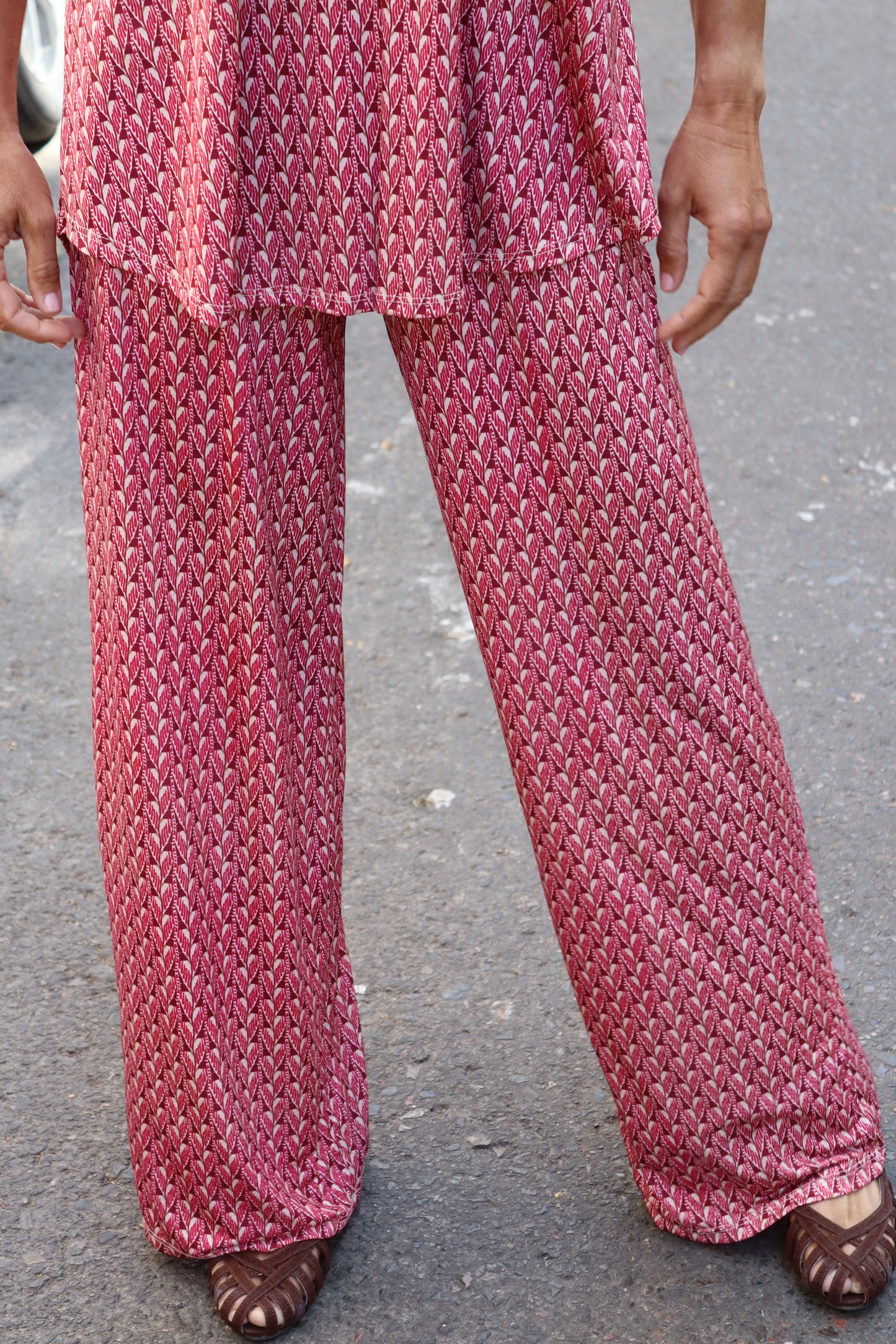 PANTALON RECTO MENORCA FRESA
