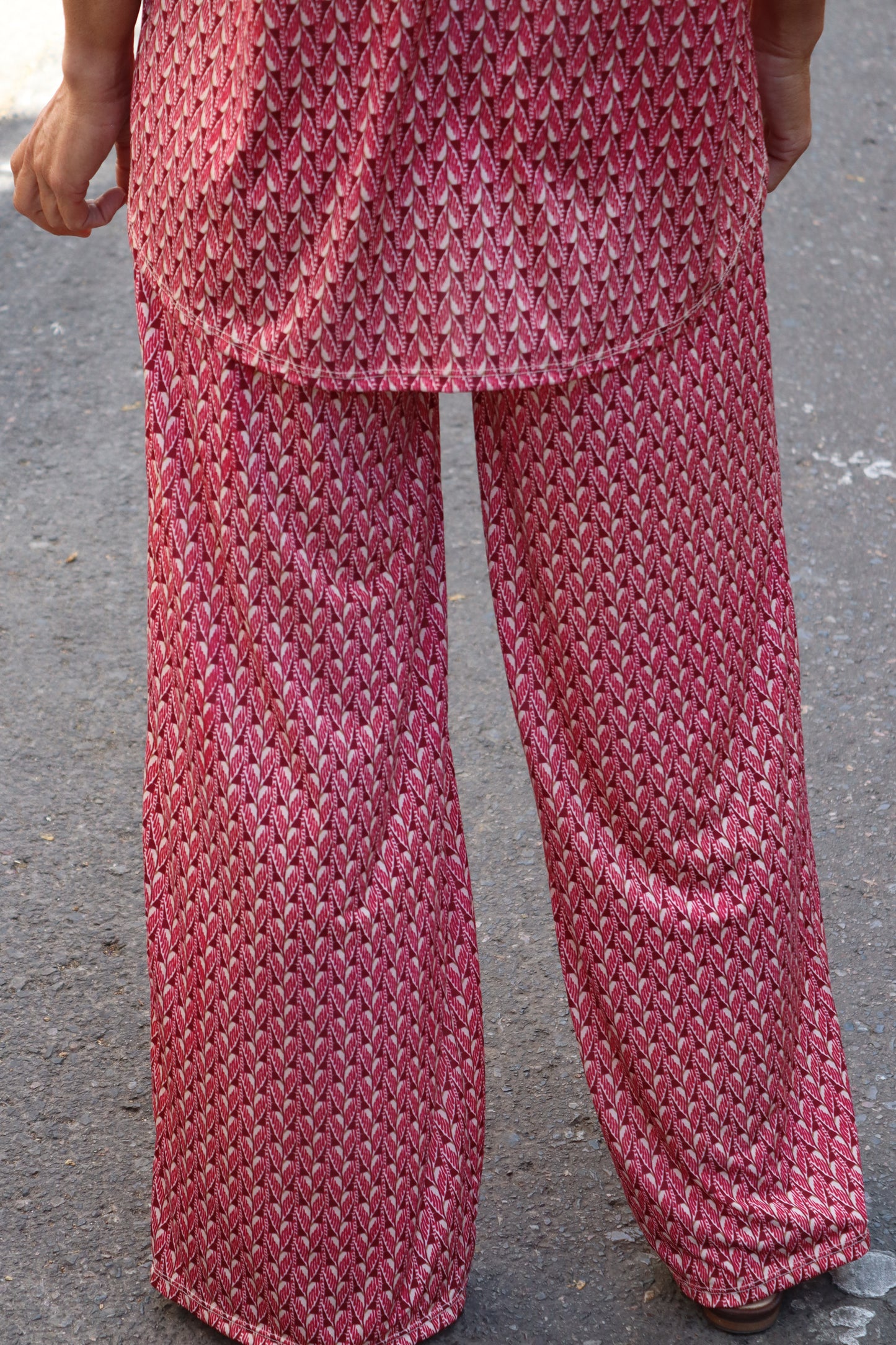 PANTALON RECTO MENORCA FRESA