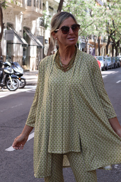 KIMONO MENORCA PISTACHO