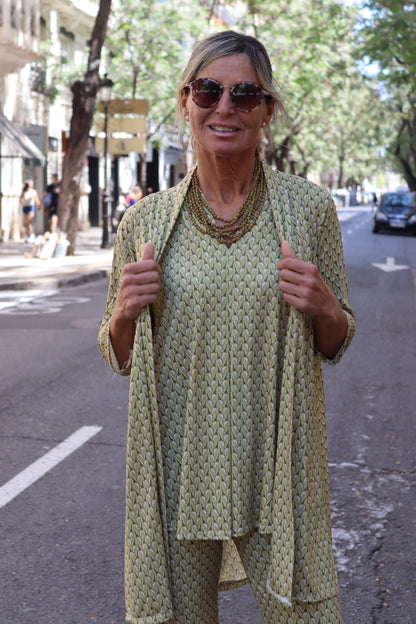 KIMONO MENORCA PISTACHO