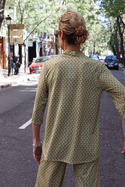 BLUSA MENORCA PISTACHO