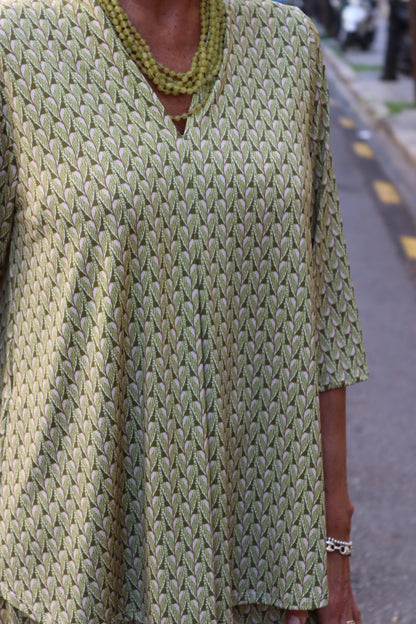 BLUSA MENORCA PISTACHO