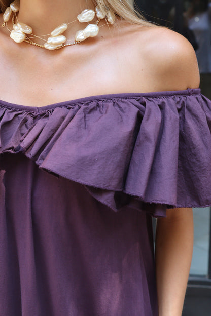 VESTIDO NELA BERENJENA