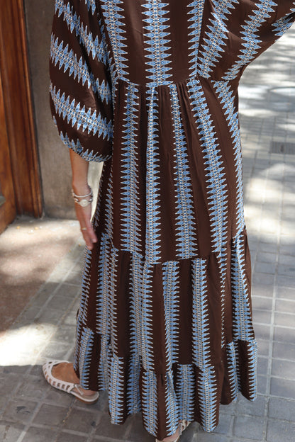 VESTIDO PRAGA CHOCOLATE