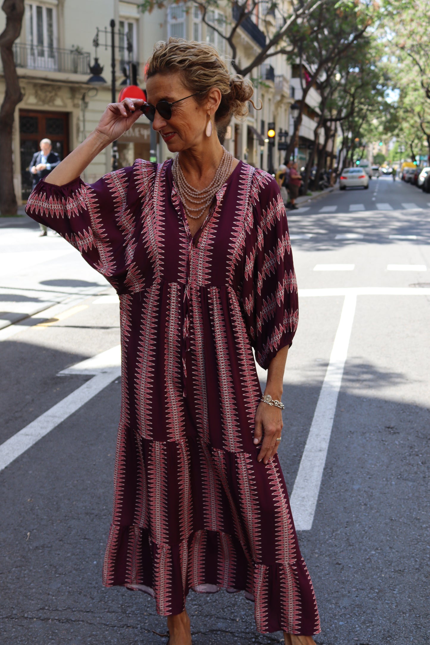 VESTIDO PRAGA BUGANVILLA