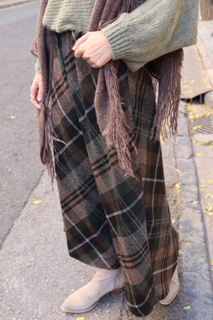 FALDA ESCOCESA VERDE