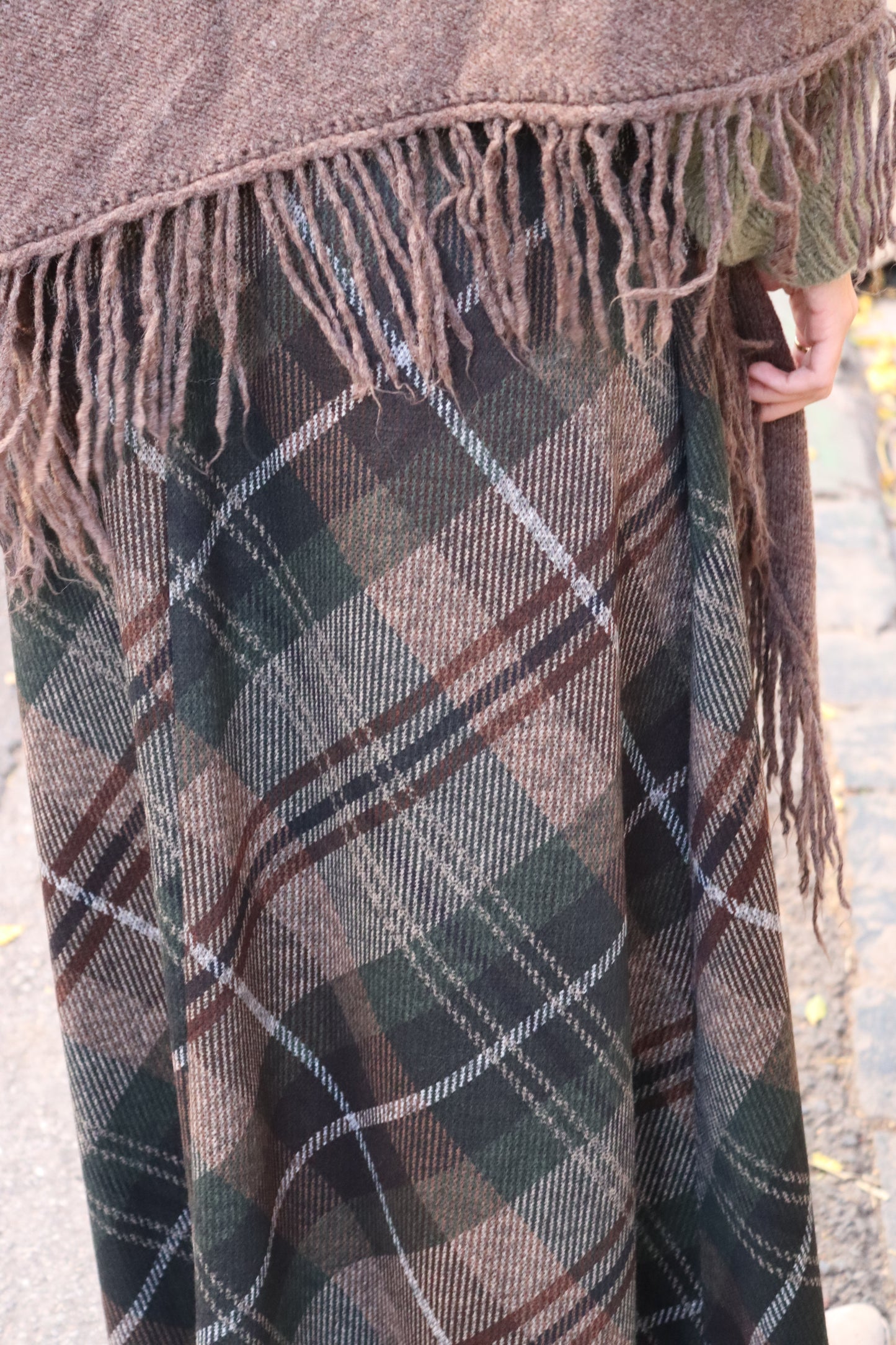 FALDA ESCOCESA VERDE