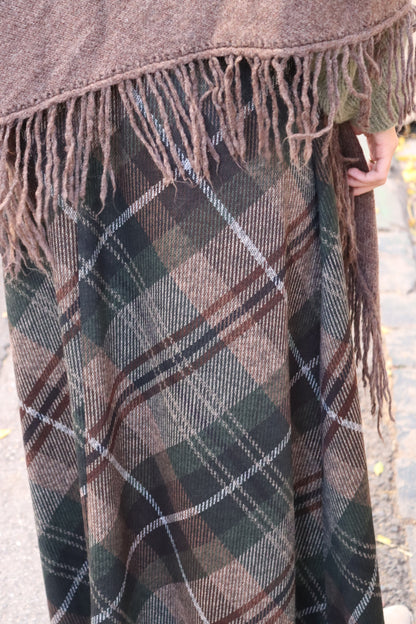 FALDA ESCOCESA VERDE