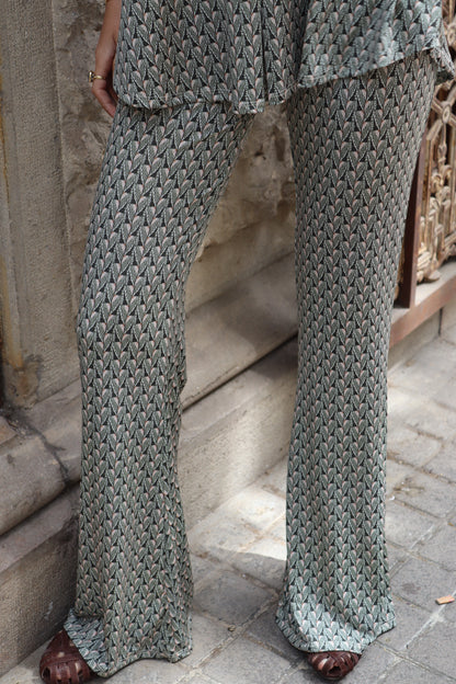 PANTALON CAMPANA MENORCA VERDE