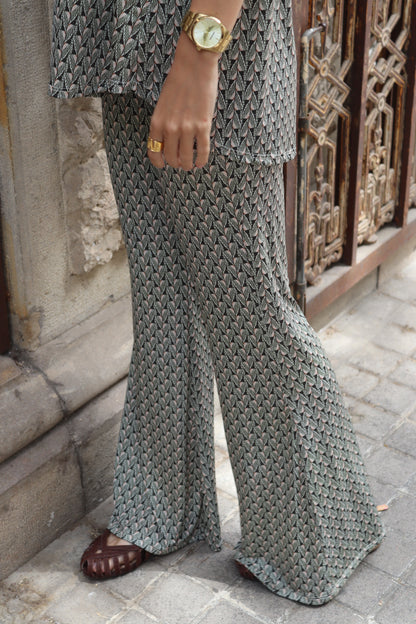 PANTALON CAMPANA MENORCA VERDE