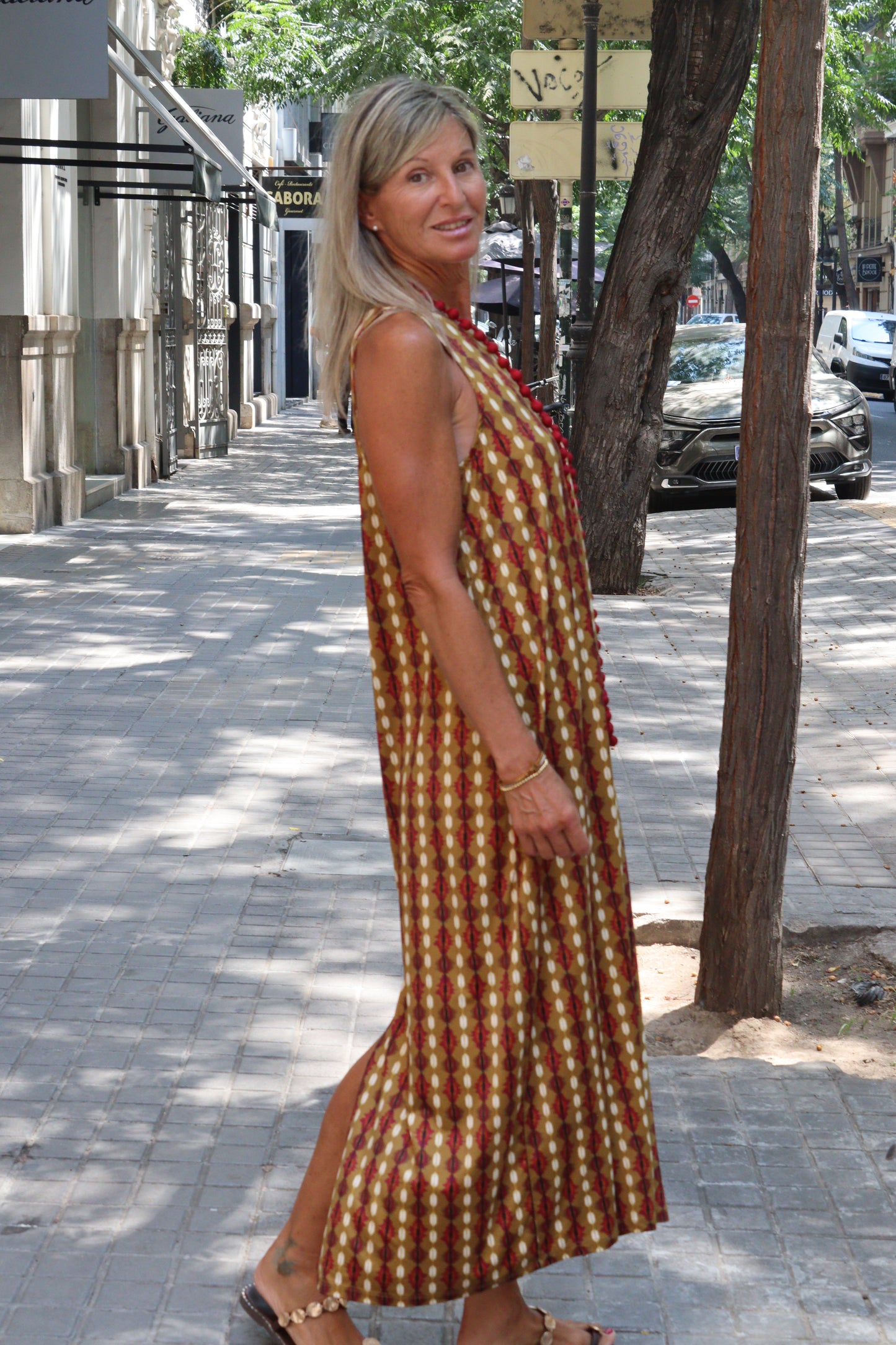 VESTIDO LUCIA MOSTAZA