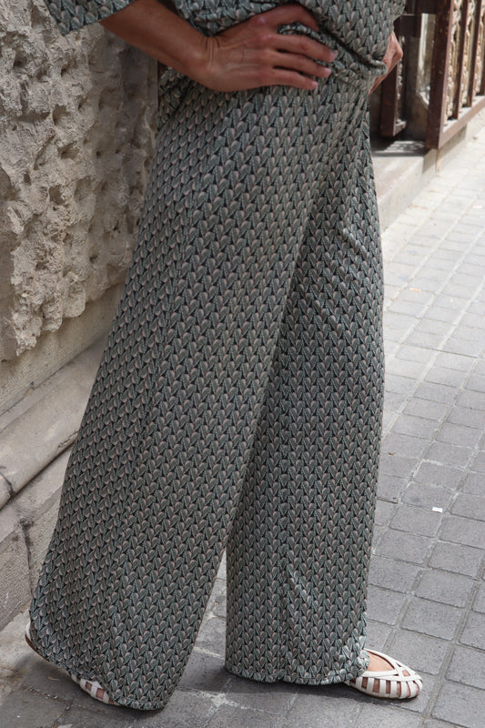 PANTALON MENORCA RECTO VERDE