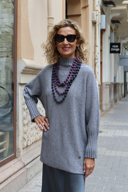 JERSEY VICTORIA LARGO GRIS