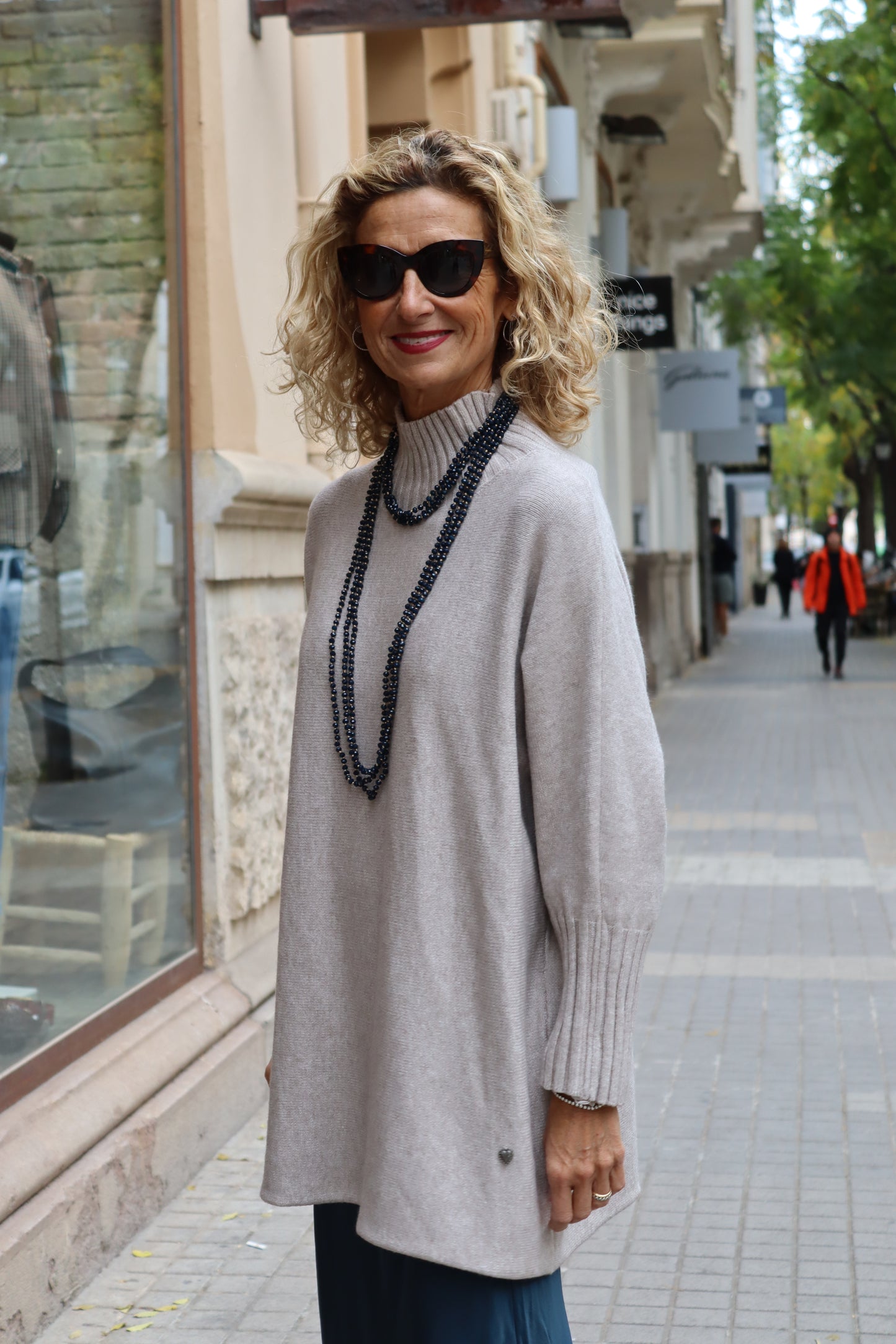 JERSEY VICTORIA LARGO BEIGE