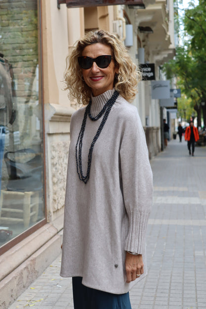 JERSEY VICTORIA LARGO BEIGE