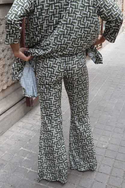 PANTALON PETRA CAMPANA VERDE