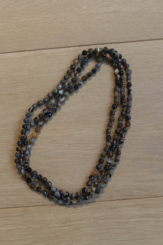 COLLAR ZOE MULTI GRISES