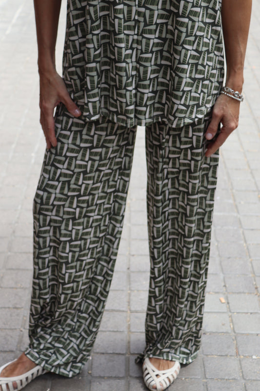 PANTALON PETRA RECTO VERDE