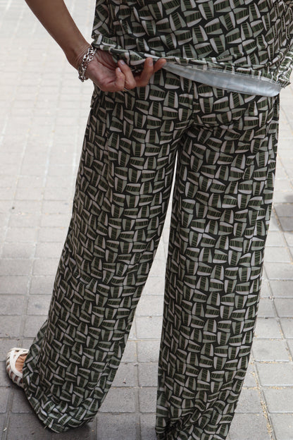 PANTALON PETRA RECTO VERDE