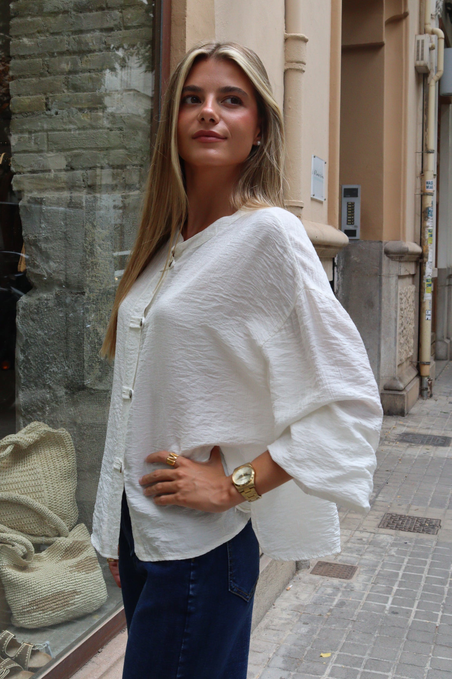 CAMISA JAPONESA BLANCA