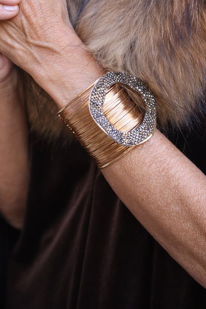 BRAZALETE GRIS PLATEADO