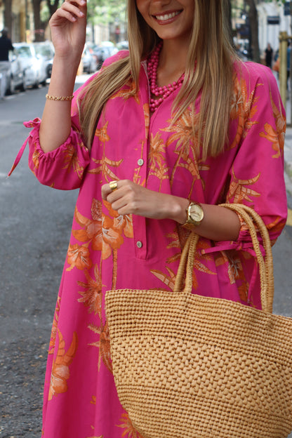 VESTIDO PALMA FRESA
