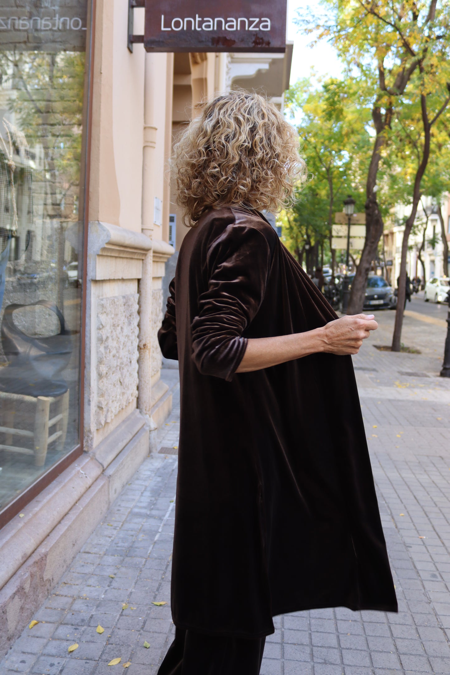 KIMONO TERCIOPLEO MARRÓN