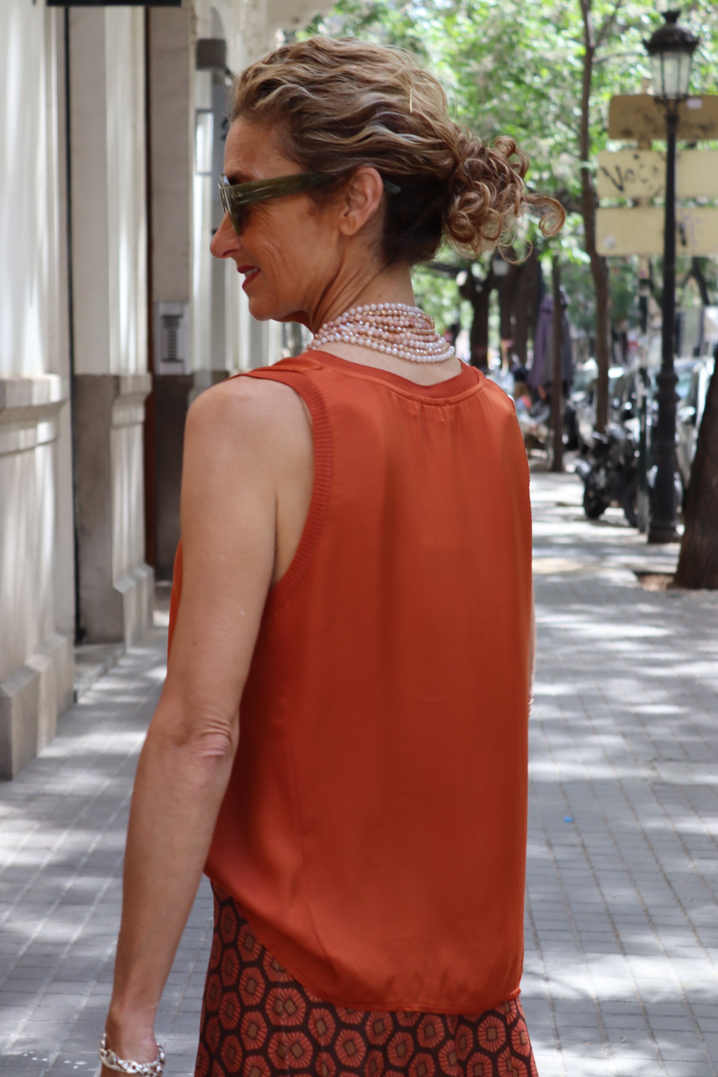 TOP RASO NARANJA