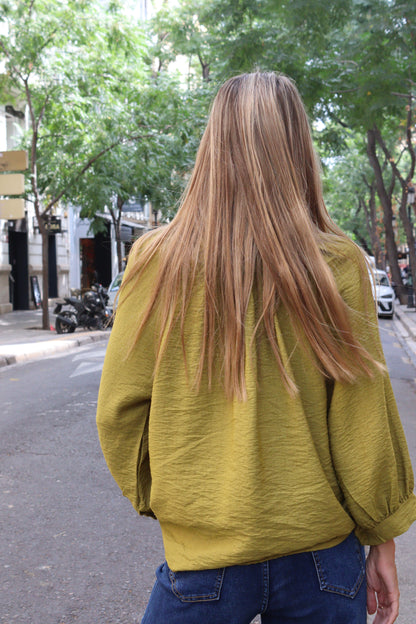 CAMISA LUISA PISTACHO