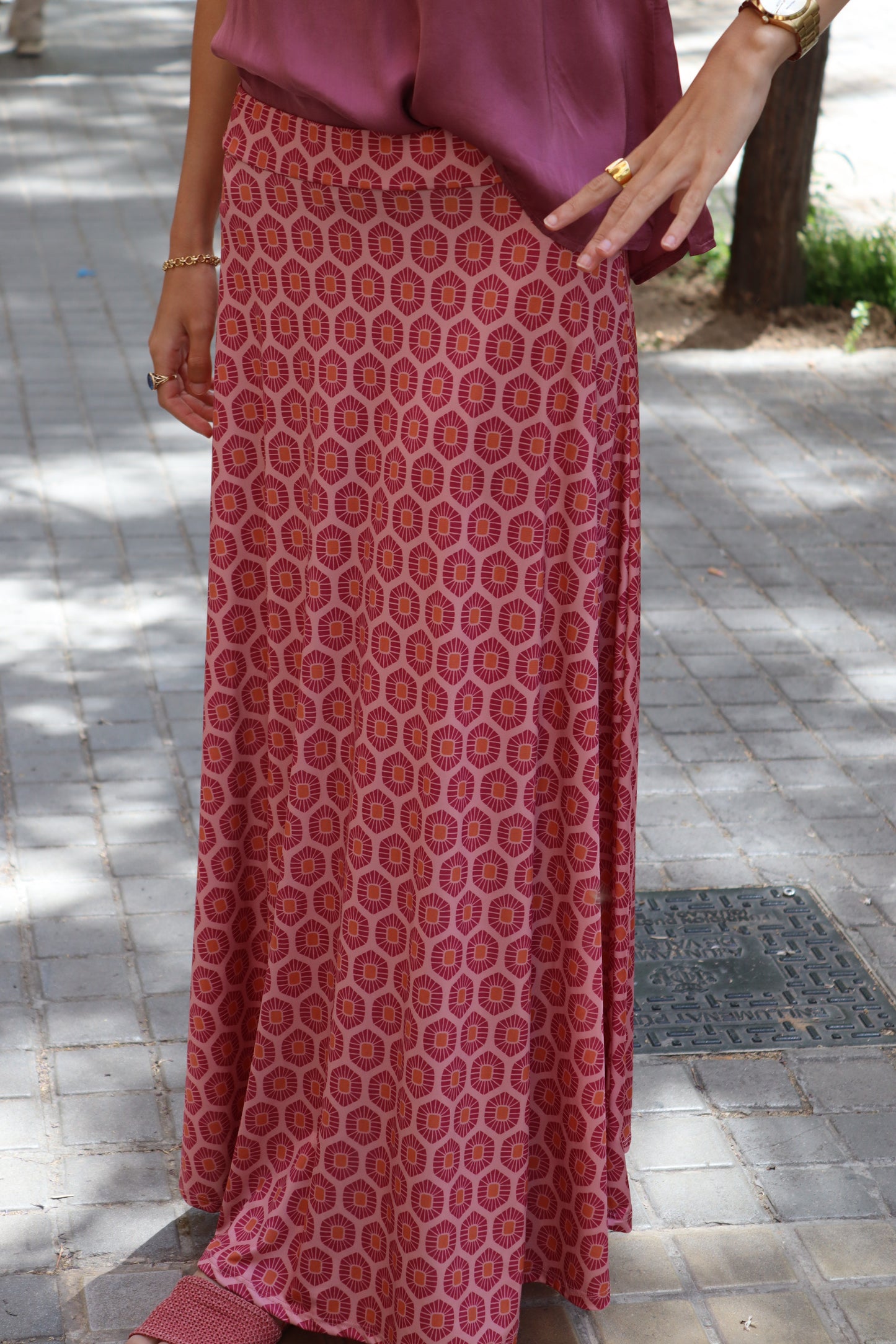 FALDA PILAR ROSA